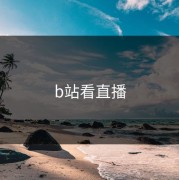 b站看直播