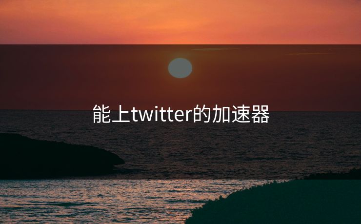 能上twitter的加速器